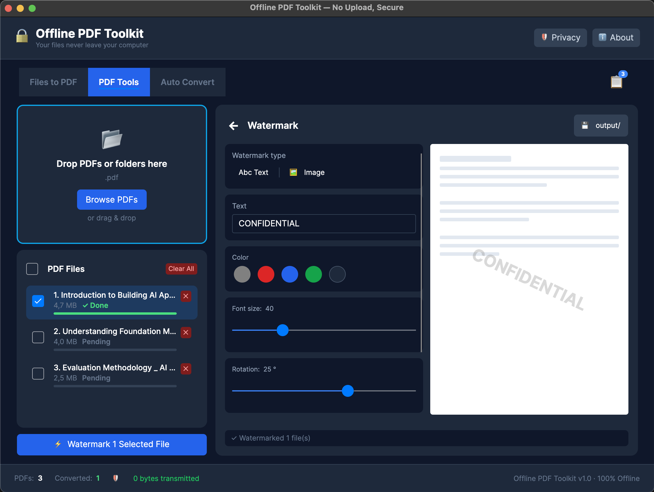 Watermark Tool